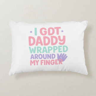 Wrapped Around My Finger - Sweet Baby Quote voor D Accent Kussen