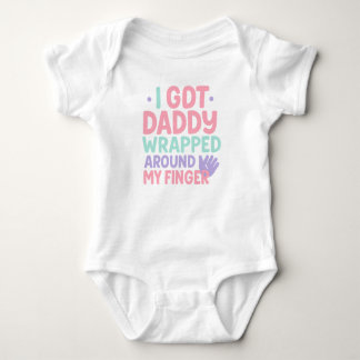 Wrapped Around My Finger - Sweet Baby Quote voor D Romper