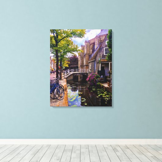 Wrapped canvas - Amsterdam Afdruk (Insitu (Houten vloer))