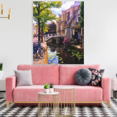 Wrapped canvas - Amsterdam Afdruk (Insitu (Woonkamer))