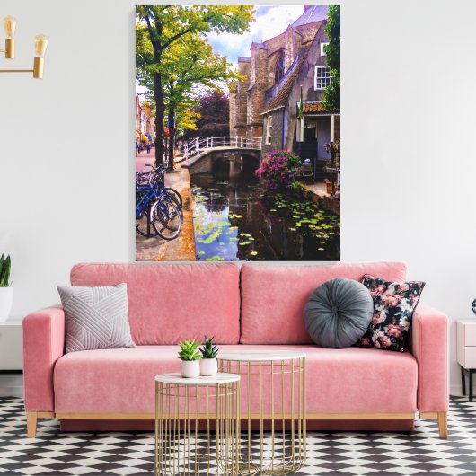 Wrapped canvas - Amsterdam Afdruk (Insitu (Woonkamer))