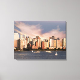 Wrapped Canvas NYC Lower Manhattan Skyline