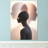 Wrapped Canvas, Size: 10.00" x 8.00" Canvas Afdruk (Insitu (Houten vloer))