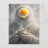 Wrapped in Bubble Surreal Breakfast Fried Egg  Briefkaart (Voorkant)