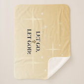 Wrapped in His Light Let Go Let God Sherpa Deken (Voorkant)