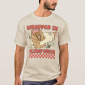 Wrapped in Holiday Cheer Mexican Christmas Tamal T-shirt (Voorkant)
