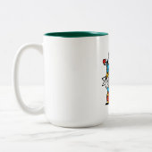 Wrapped in Love Christmas Tweekleurige Koffiemok (Links)