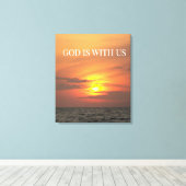 Wrapped in Morning Light Canvas Afdruk (Insitu (Houten vloer))