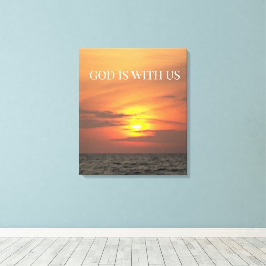 Wrapped in Morning Light Canvas Afdruk (Insitu (Houten vloer))