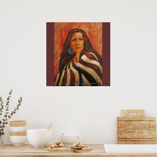 "Wrapped In Tradition" door Susan Ber... Poster (Keuken)