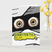 Wrapped Up Mummy Kaart (Gele Bloem)