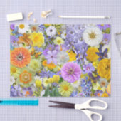 Wrappen van weefsel - Bloemen en vlinders Tissuepapier (Craft)
