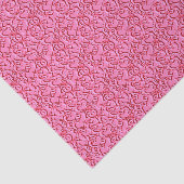 WRAPPEPAPIER MET INGEgraven harten, LT PINK-TISSUE Tissuepapier (Detail)