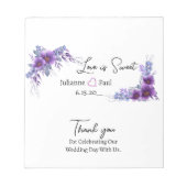 Wrapper Party Favor Wedding Reception Snoep Bar Notitieblok (Voorkant)