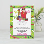 Wrapper's Delight Ghetto Fabulous Kerstparty Kaart (Staand voorkant)