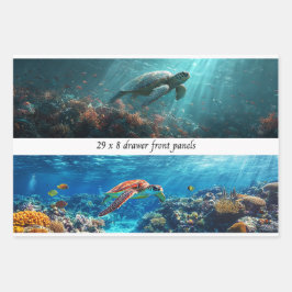 Wrapping Decoupage 3 Coastal Sea Turtles Paper 