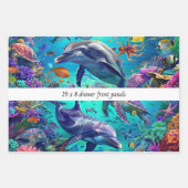Wrapping Decoupage 3 Sea World Dolphin Drawer  Inpakpapier Vel (Voorkant 3)