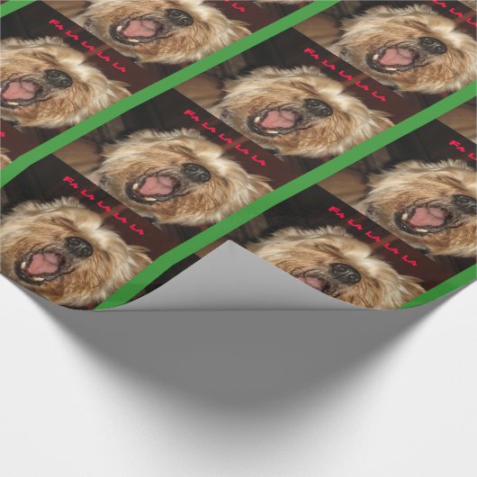 Wrapping Dog - cadeautwrap Cadeaupapier (Hoek)