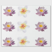 Wrapping flower design cadeaupapier (Vlak)