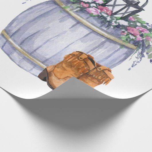 Wrapping Paper 60 lb Roll Summer Country Wedding R Cadeaupapier (Hoek)