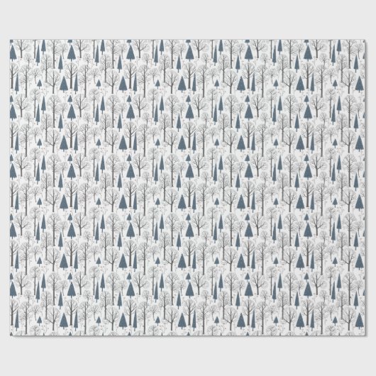 Wrapping Paper 76,2 cm x 1,8 m - Winter Pattern Cadeaupapier (Vlak)