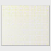Wrapping Paper 76,2cm x 1,8m - Yellow Dots Pattern Cadeaupapier (Vlak)