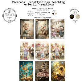 Wrapping Paper 9 A4 Storybook Designs Decoupage 