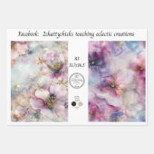 Wrapping Paper A3 Floral Designs Decoupage Paper (Voorkant 2)