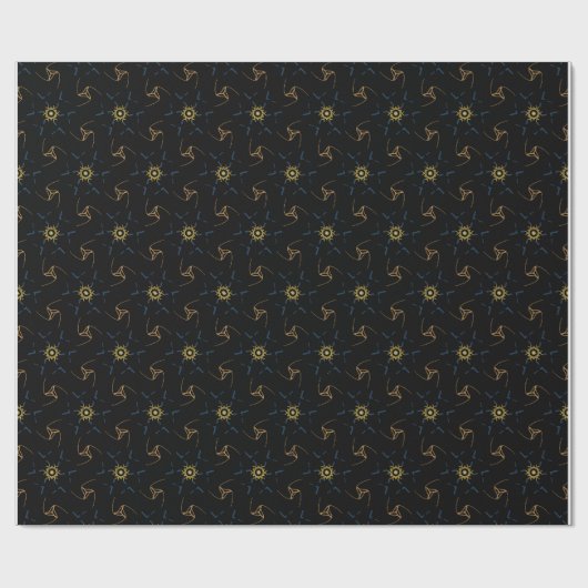 Wrapping paper abstract design cadeaupapier (Vlak)