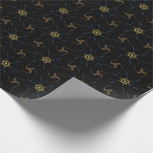 Wrapping paper abstract design cadeaupapier (Hoek)