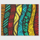 wrapping paper - african print cadeaupapier (Vlak)