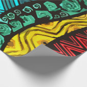 wrapping paper - african print cadeaupapier (Hoek)