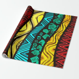 wrapping paper - african print cadeaupapier