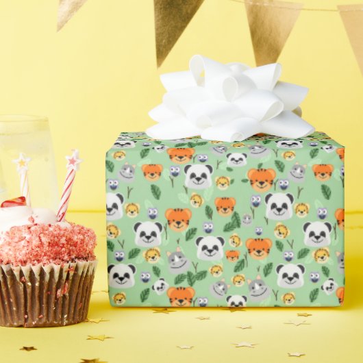 Wrapping Paper animals Cadeaupapier (Verjaardagsfeest)