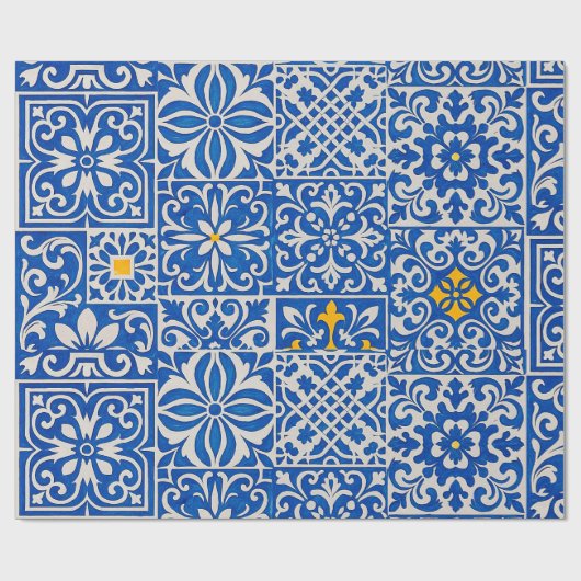 Wrapping Paper Azulejo ( Cadeaupapier (Vlak)