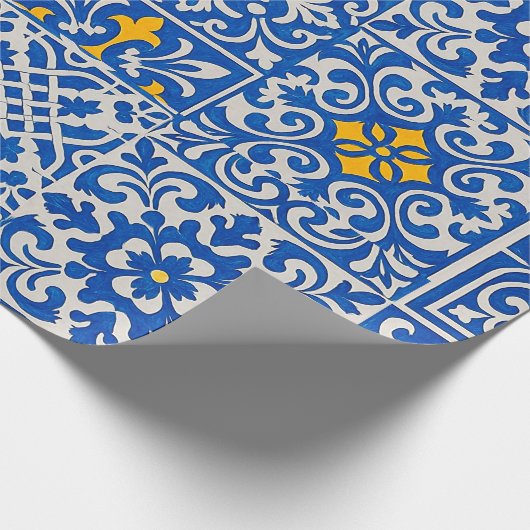 Wrapping Paper Azulejo ( Cadeaupapier (Hoek)