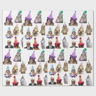 Wrapping paper birthday party  cadeaupapier