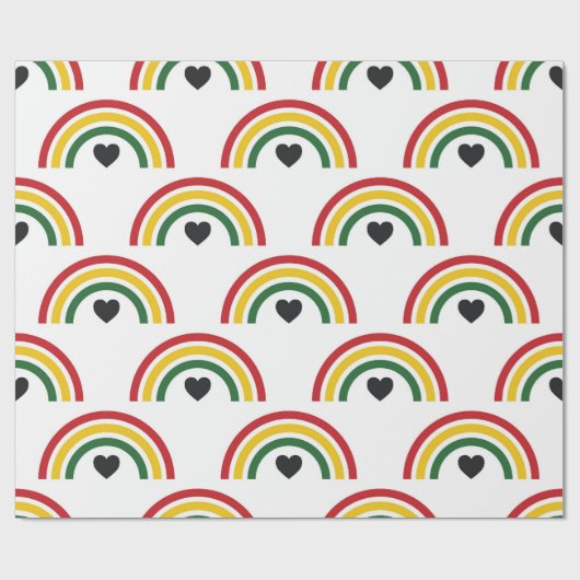 Wrapping Paper-Black History Month Wrapping Paper Cadeaupapier (Vlak)