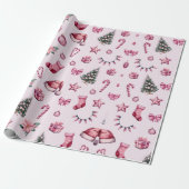 Wrapping paper cadeaupapier (Uitgerold)