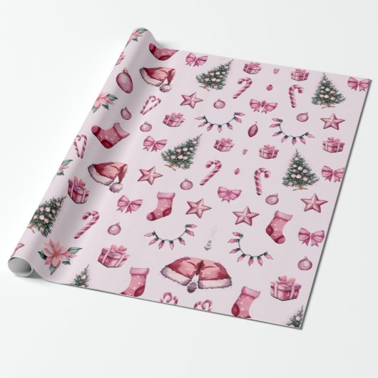 Wrapping paper cadeaupapier (Uitgerold)