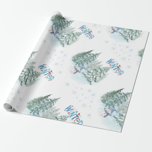 Wrapping Paper Cadeaupapier (Uitgerold)
