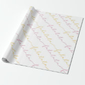 Wrapping Paper Cadeaupapier (Uitgerold)
