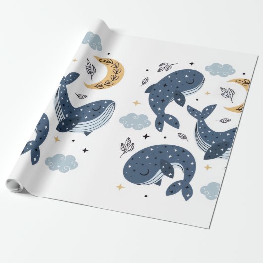 wrapping paper cadeaupapier (Uitgerold)