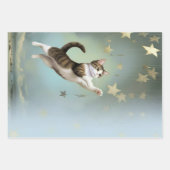 Wrapping Paper Celestial Kitten (Voorkant)