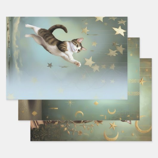 Wrapping Paper Celestial Kitten (Set)