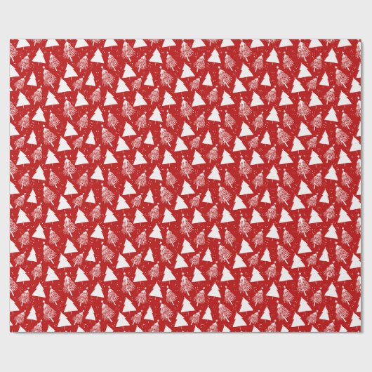 Wrapping Paper - Christmas Trees Cadeaupapier (Vlak)
