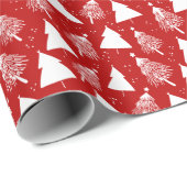 Wrapping Paper - Christmas Trees Cadeaupapier (Rol Hoek)