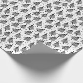 Wrapping Paper - Christmas Trees Pattern Cadeaupapier (Hoek)