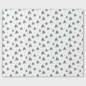 Wrapping Paper - Christmas Trees Pattern Cadeaupapier (Vlak)