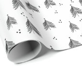 Wrapping Paper - Christmas Trees Pattern Cadeaupapier (Rol Hoek)